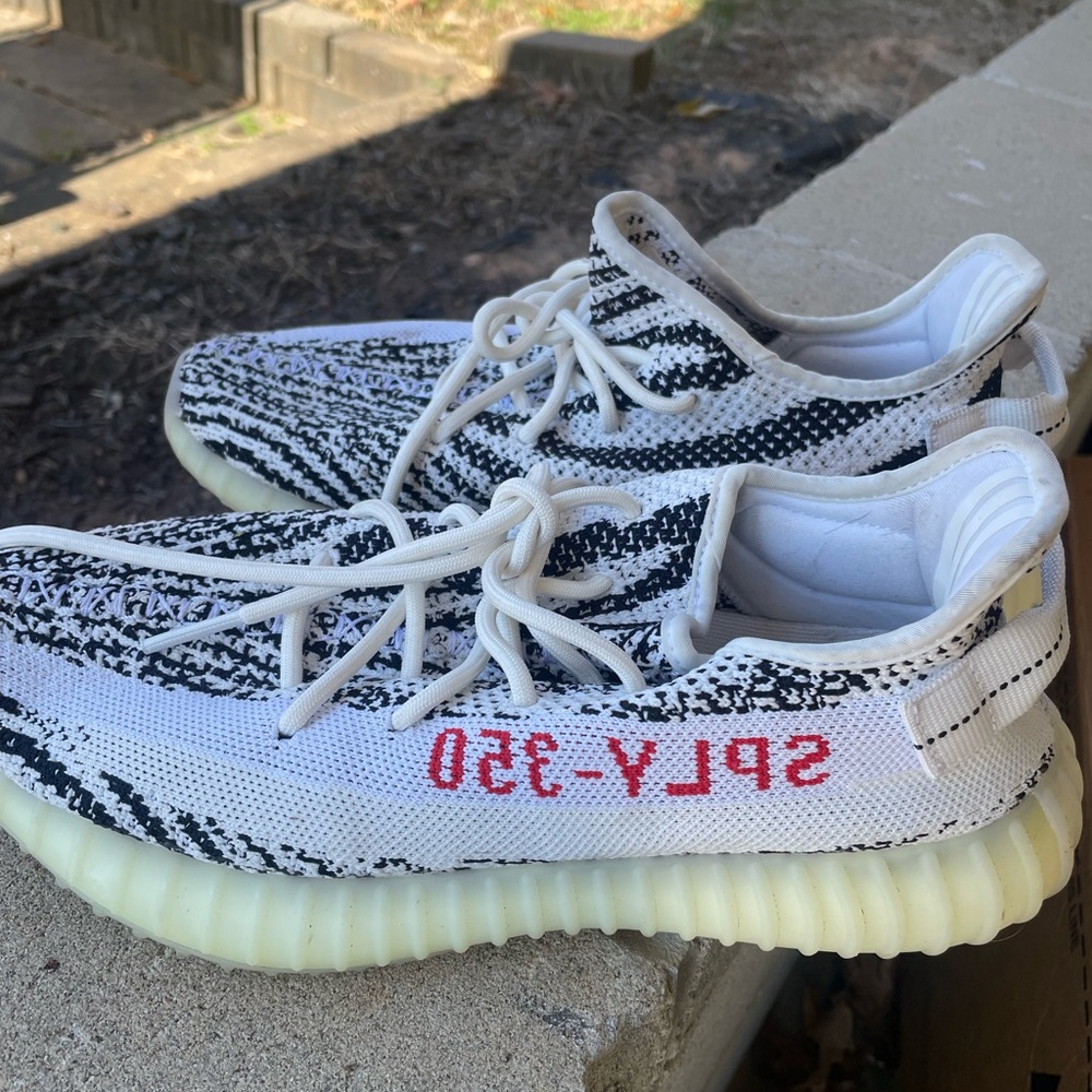 Yeezy Boost 350 V2 Zebra White Black Red